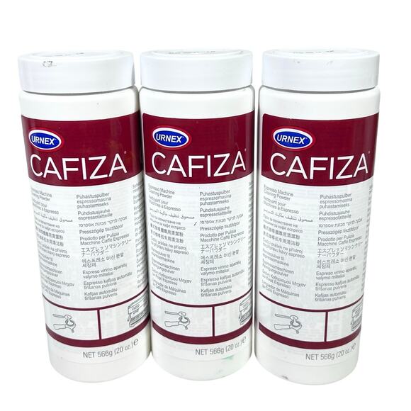 Urnex Cafiza Espresso Machine Cleaning Powder 20 oz Lot of 3 New - Picture 1 of 4
